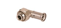 Nickel plated press-fit adapter to eurocone, 90°