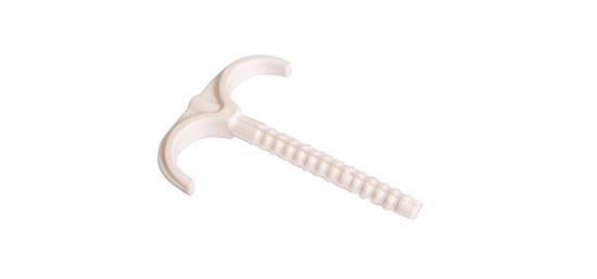 J-clip pipe clips, double
