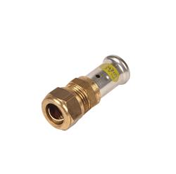Press-fit adapter to copper press compression