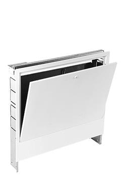 Recessed manifold cabinet, RAL 9016